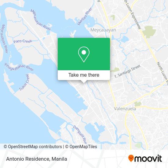 Antonio Residence map