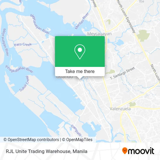 RJL Unite Trading Warehouse map
