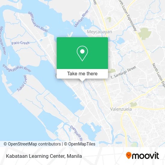 Kabataan Learning Center map