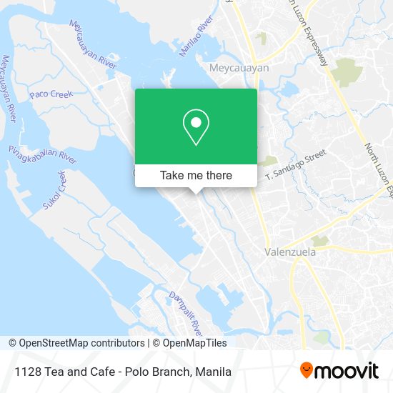 1128 Tea and Cafe - Polo Branch map