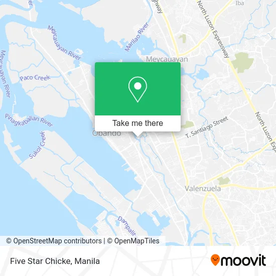 Five Star Chicke map