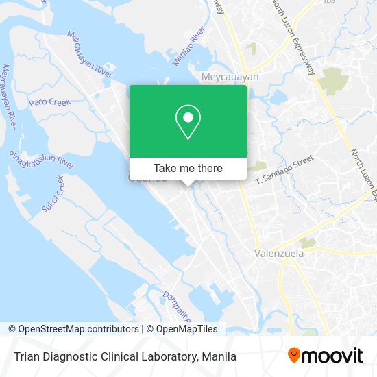 Trian Diagnostic Clinical Laboratory map
