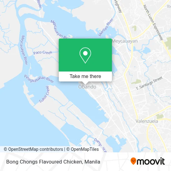 Bong Chongs Flavoured Chicken map