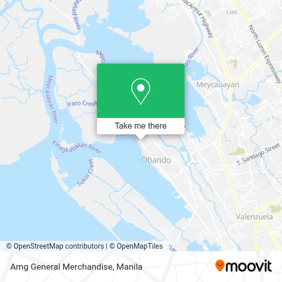 Amg General Merchandise map