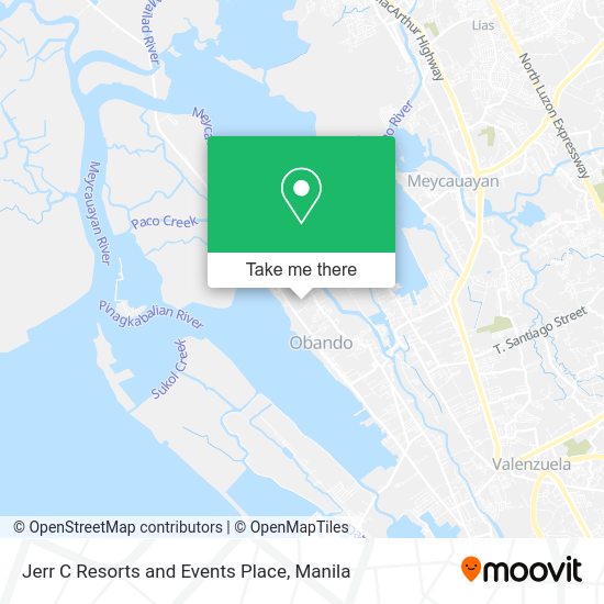 Jerr C Resorts and Events Place map