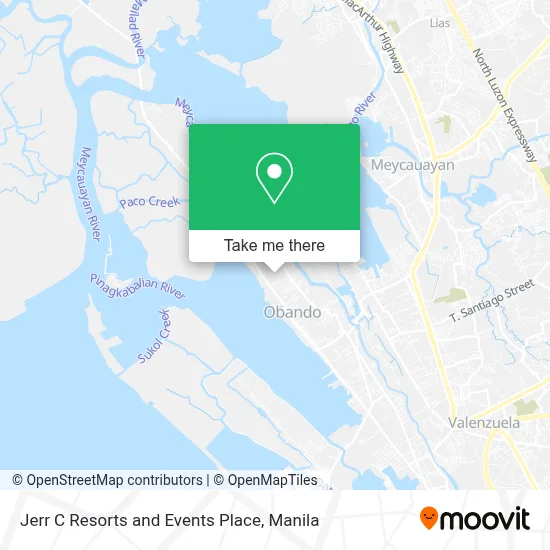 Jerr C Resorts and Events Place map
