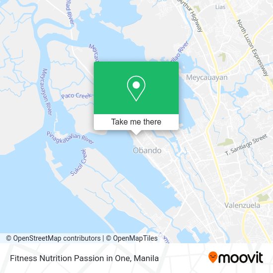 Fitness Nutrition Passion in One map