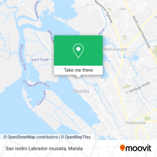 San Isidro Labrador musalla map