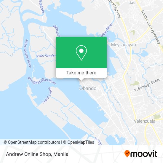 Andrew Online Shop map