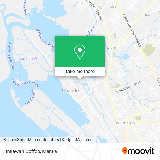 Inilawan Coffee map
