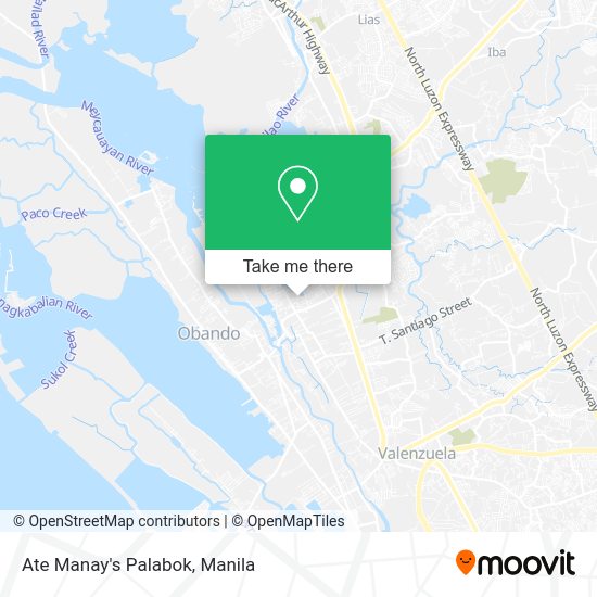 Ate Manay's Palabok map