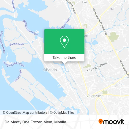 Da Meaty One Frozen Meat map