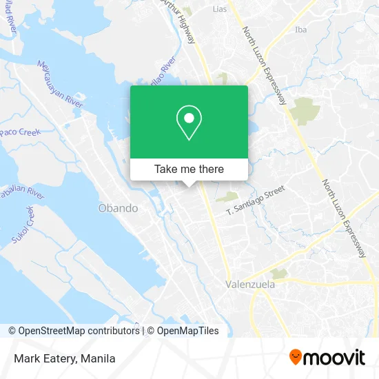 Mark Eatery map