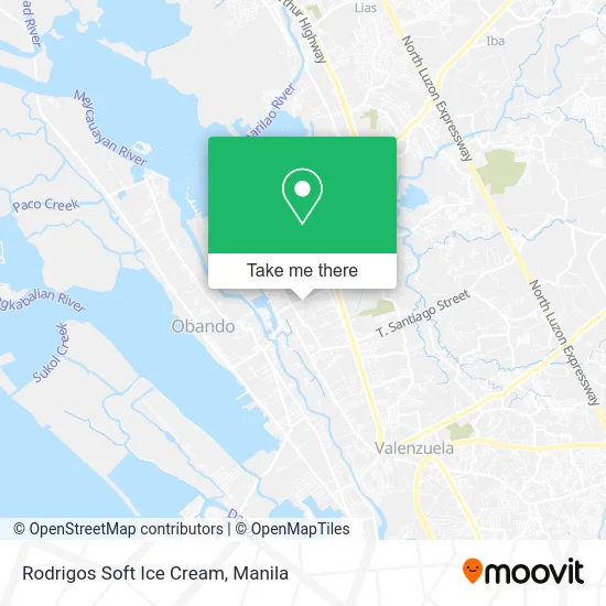 Rodrigos Soft Ice Cream map