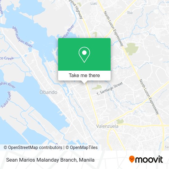 Sean Marios Malanday Branch map