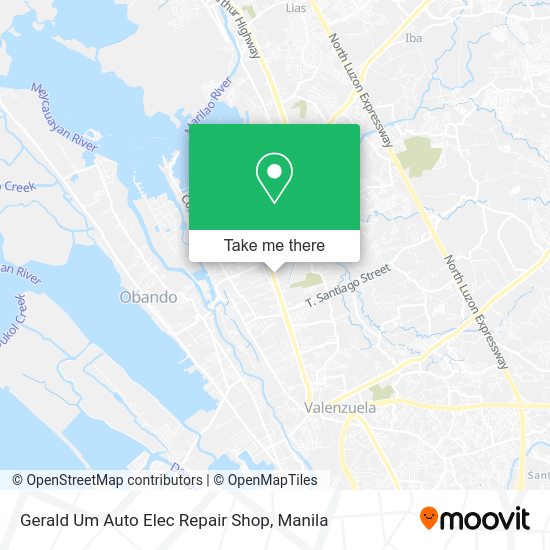 Gerald Um Auto Elec Repair Shop map