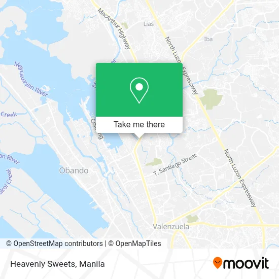 Heavenly Sweets map