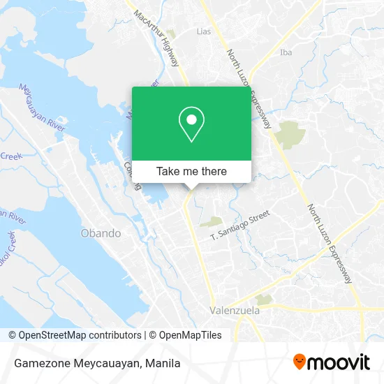 Gamezone Meycauayan map