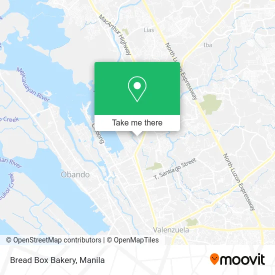 Bread Box Bakery map