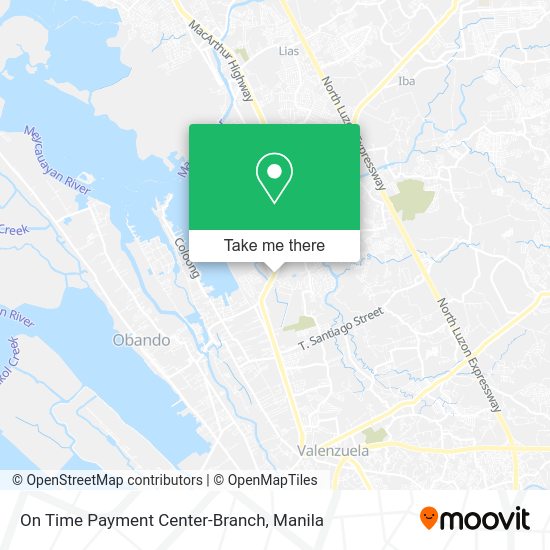 On Time Payment Center-Branch map