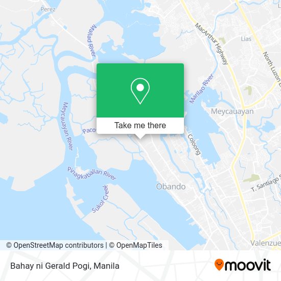 Bahay ni Gerald Pogi map