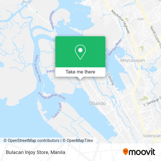 Bulacan Injoy Store map