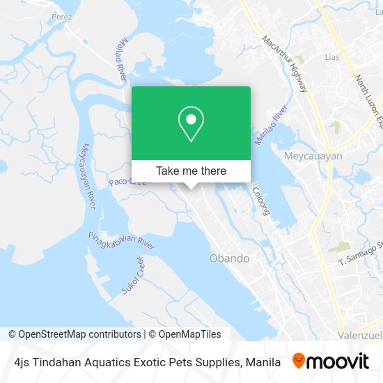 4js Tindahan Aquatics Exotic Pets Supplies map