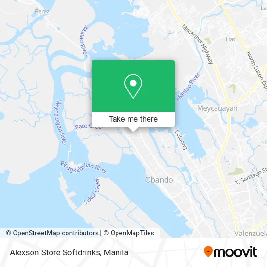 Alexson Store Softdrinks map