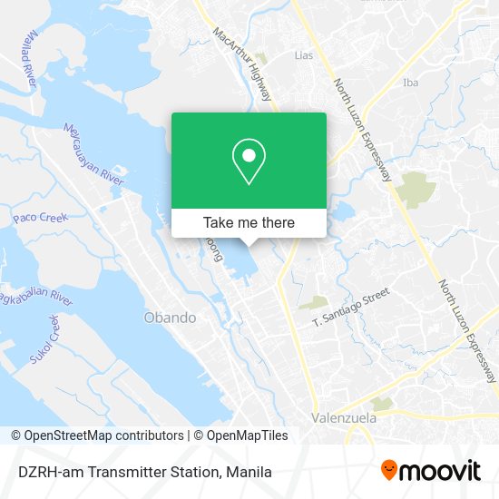 DZRH-am Transmitter Station map