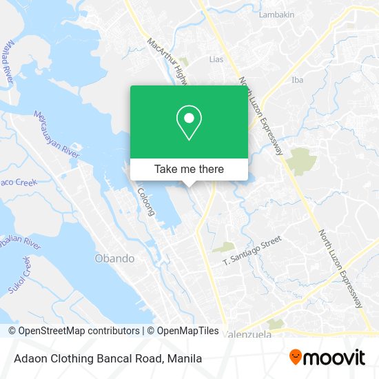 Adaon Clothing Bancal Road map