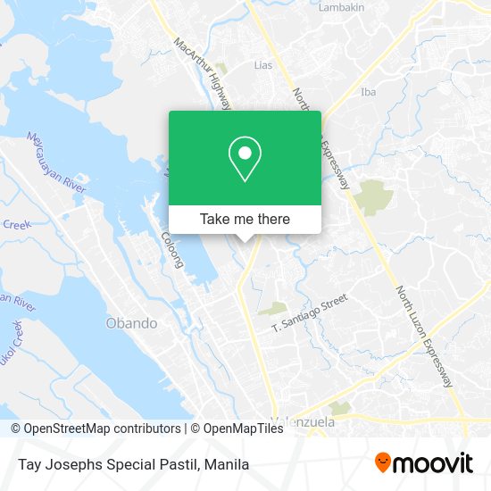 Tay Josephs Special Pastil map