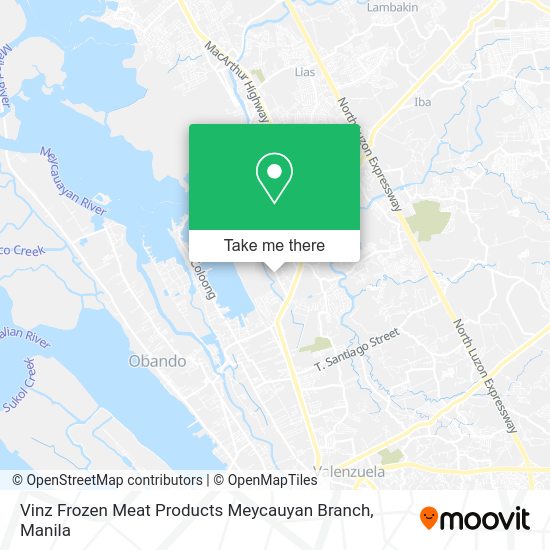 Vinz Frozen Meat Products Meycauyan Branch map