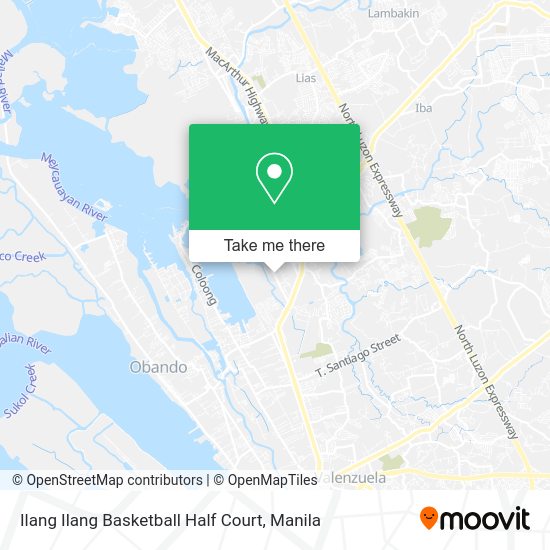 Ilang Ilang Basketball Half Court map