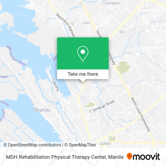 MDH Rehabilitation Physical Therapy Center map