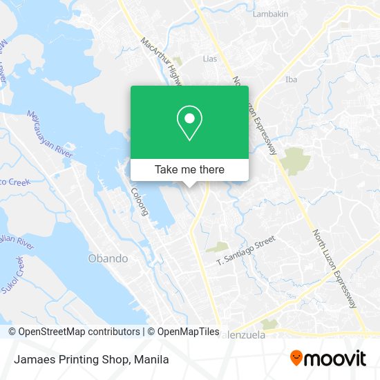 Jamaes Printing Shop map