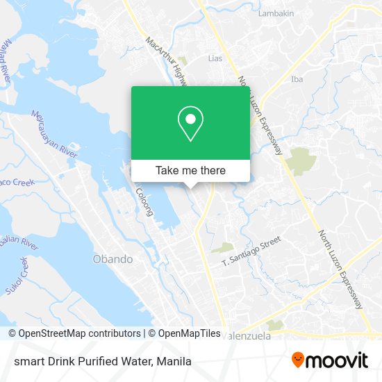smart Drink Purified Water map