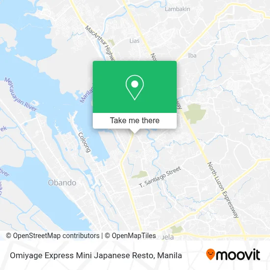 Omiyage Express Mini Japanese Resto map