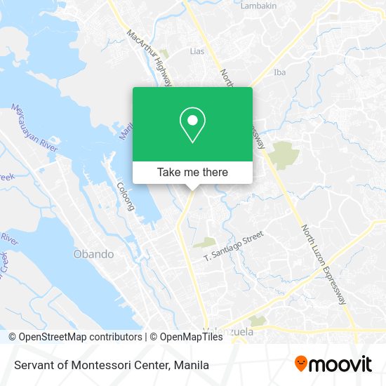 Servant of Montessori Center map