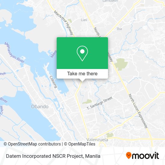 Datem Incorporated NSCR Project map