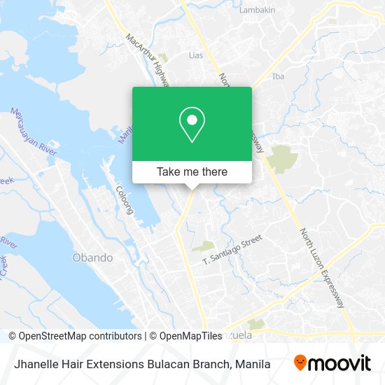 Jhanelle Hair Extensions Bulacan Branch map