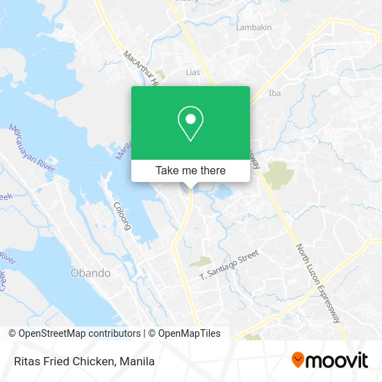 Ritas Fried Chicken map