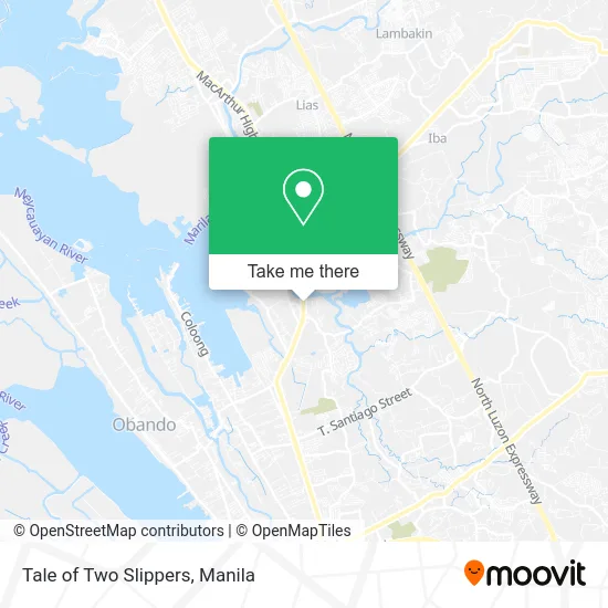 Tale of Two Slippers map