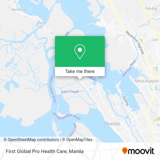 First Global Pro Health Care map