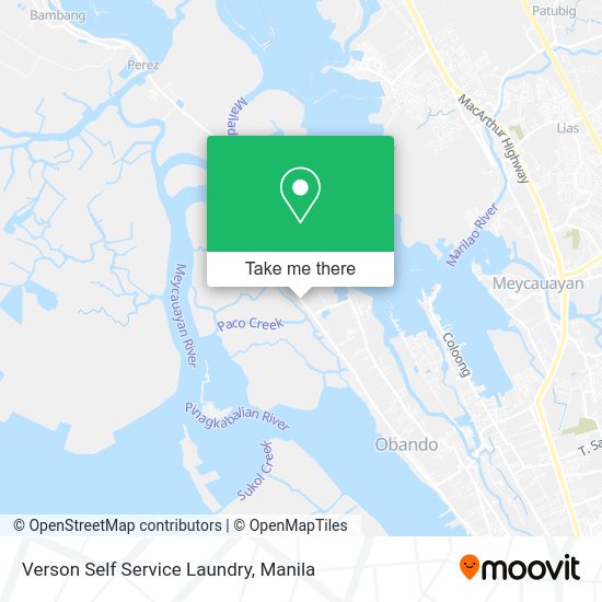 Verson Self Service Laundry map
