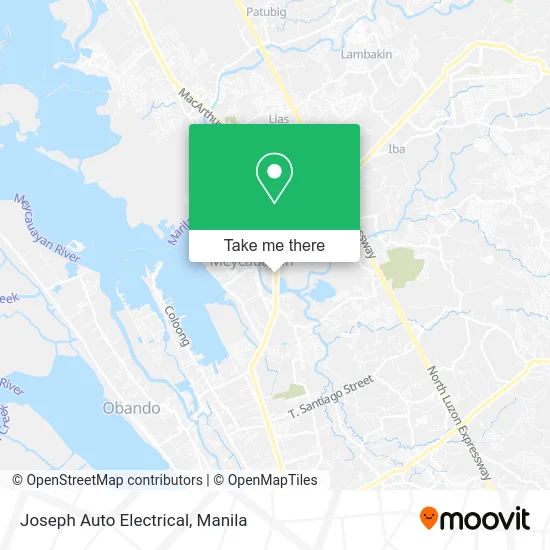 Joseph Auto Electrical map