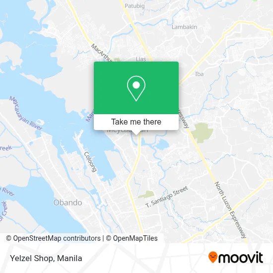 Yelzel Shop map