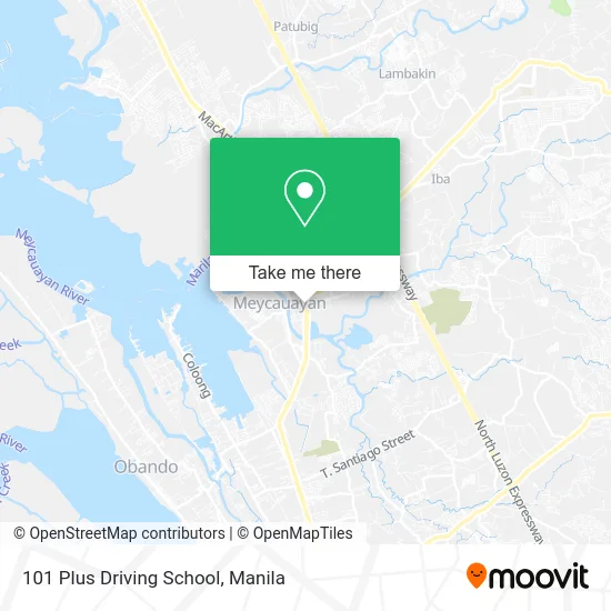 101 Plus Driving School map