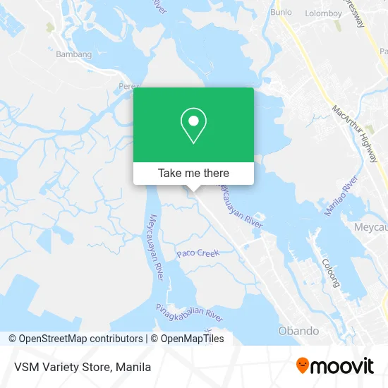 VSM Variety Store map