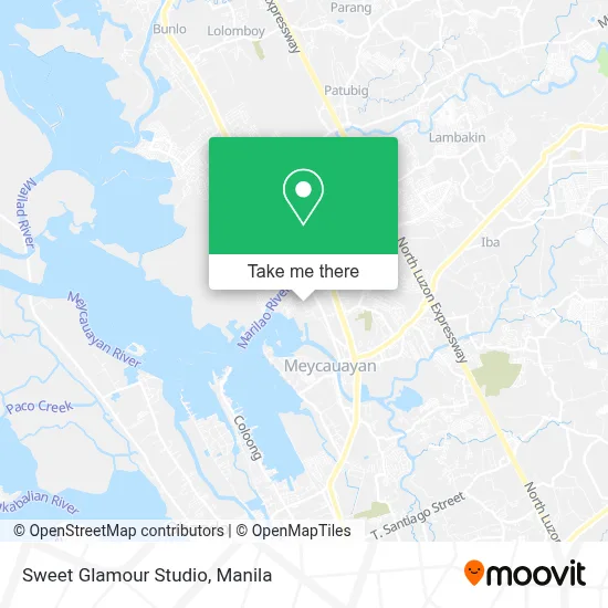 Sweet Glamour Studio map