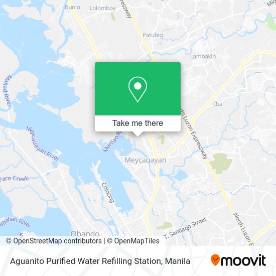Aguanito Purified Water Refilling Station map